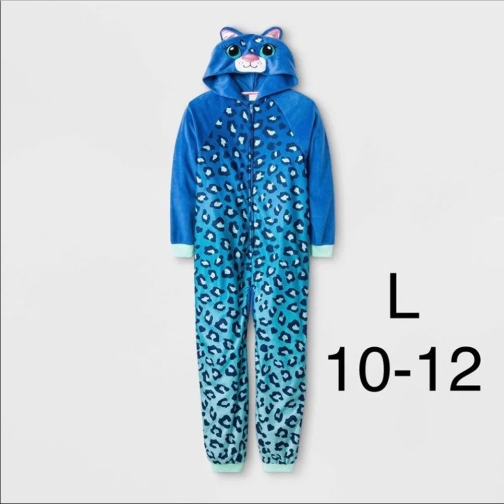 Cat & jack pajama onesie girl large 10-12